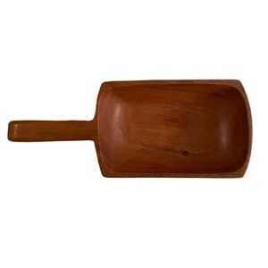 Vintage Dolphin Genuine Monkey Pod Tray/Scoop, 13” x 5”